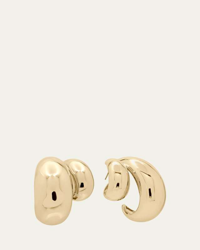 Double Tsuki Hoop Earrings